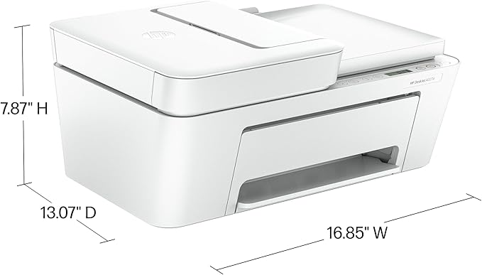 HP DeskJet 4227e Wireless All-in-One Color Inkjet Printer, Scanner, Copier, Best-for-Home, 3 Months of Instant Ink Trial Included (6W7F0A)