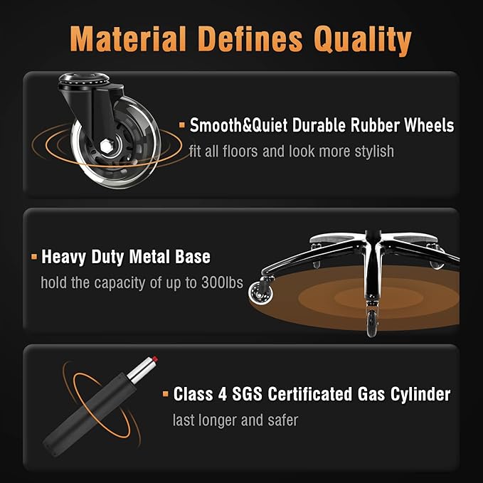 EZAKI High Back Office Chair-Flip-up Arms Executive Computer Desk Chair, Built-in Lumbar Support Thick Padded Adjustable Rock Tension Ergonomic Design for Back Pain (Brown)