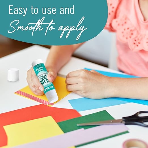 Glue Sticks Bulk Classroom, White Glue Sticks for Kids 36 Count, 0.75 Ounce, Washable All Purpose, for Kids, School and Home