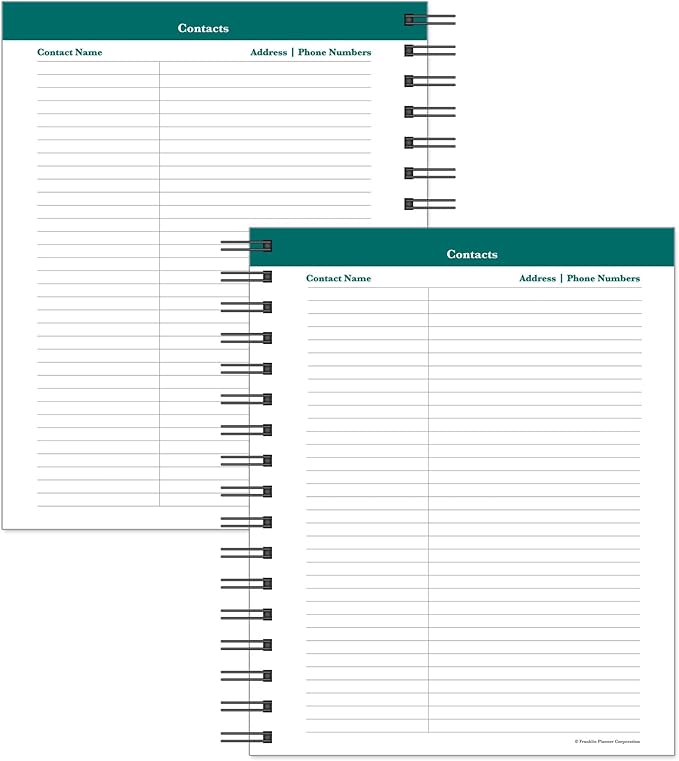 FranklinCovey - Undated Planner | Weekly - Wire-Bound Planner (7” x 8.5” X 1”)