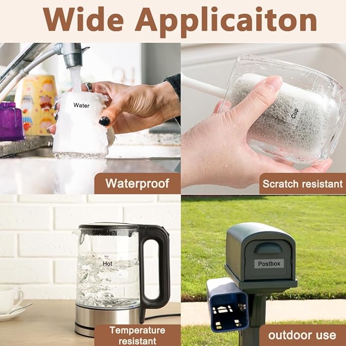 Hehua 18mm 0.7 Laminated Clear Label Tape Compatible for Brother Clear Label Maker Tape TZe-141 TZe141 TZ-141 TZ141 for P Touch PT D400 D450 D600 D610 P710BT, 3/4'' x 26.2ft Black on Clear, 3 Pack