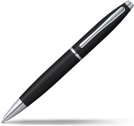 Cross Calais Refillable Ballpoint Pen Presented in a Luxury Gift Box - Medium Point, Black Ink, Matte Black