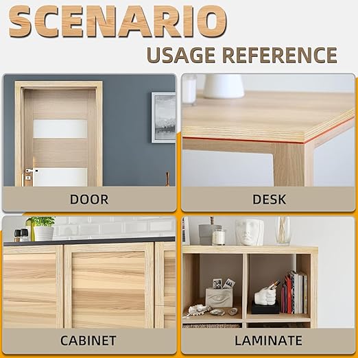 GSCIT Club Oak Edge Banding, 3/4 inch x 10ft roll of Veneer Edge Banding Preglued Flexible, Real Wood Tape Banding