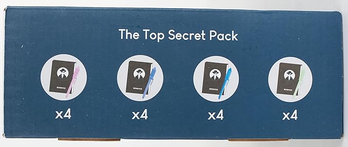 BONNYCO Invisible Ink Pen and Notebook, Pack of 32 Party Favors for Kids Birthday | Spy Pen Party Supplies, Pinata Stuffers, Prizes for Kids | Magic Pen Birthday Party Favors, Prizes for Students