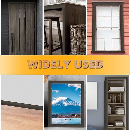 GSCIT Club Wood Grain Repair Tape, 2.4 inch X 15ft Self Adhesive Black Walnut Grain Repair Patch for Tables, Chairs, Baseboards, Doors, Windows, Floors, Handicraft DIY.