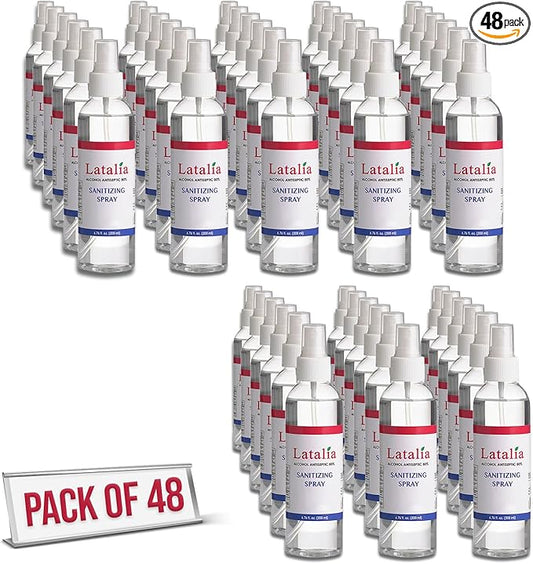 Hand Sanitizer Spray - Pack of 48 Unscented Spray Hand Sanitizer for Handsl (6.67 fl. oz)