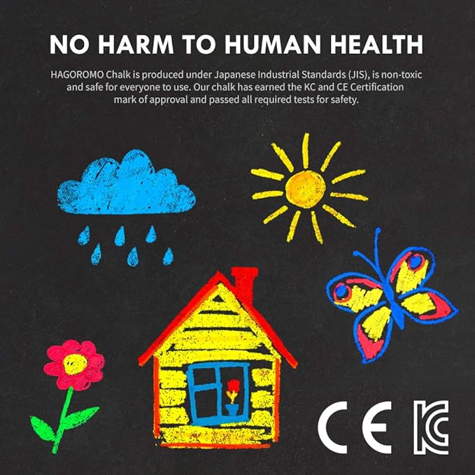 Hagoromo Fulltouch Color Chalk 1 Box [72 Pcs/Blue]