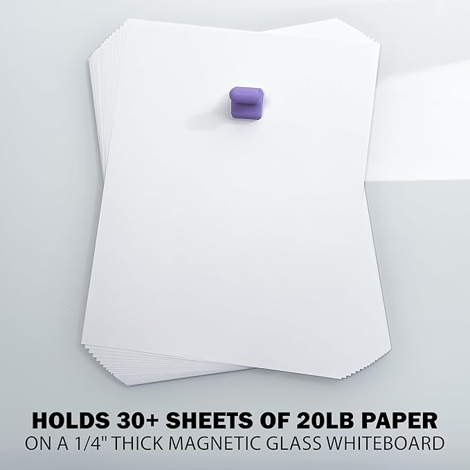 Glassboard Studio MiniPawn Magnet - Strong Neodymium Rare Earth Magnets for Fridge, Whiteboard, Locker & Magnetic Glassboards - Ideal for Crafting & Office Use - Strong Fridge Magnets (Jet Black, 12)