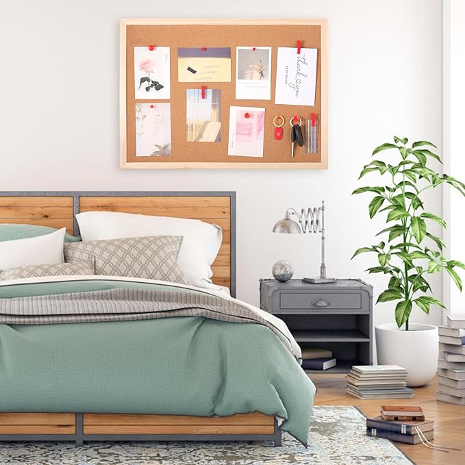 BESARME 200 Pieces Red Push Pins, 5 Style Thumb Tacks Decorative Pins for Cork Board Bulletin Wall Craft Office Home Supplies