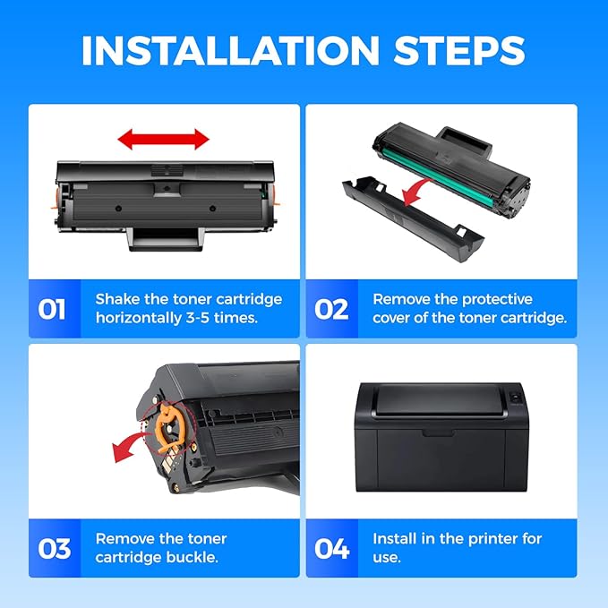 Compatible Toner Cartridge Replacement for Dell B1160 Toner Cartridge to Use with Dell B1160 B1160w B1163w B1165nfw Mono Laser Printers Ink Black 2-Pack YK1PM 331-7335 HF44N HF442 All-in-One Copier