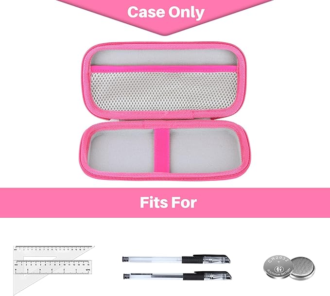 Hard Case Replacement for Texas Instruments TI-30XIIS TI-30XS TI-30Xa TI-36X Pro Scientific Calculator Case Only (Pink + Off White Case)