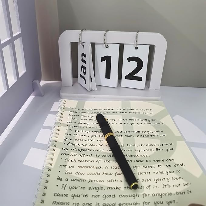 Fengtaiyuan 10P18Prox6, Gel Pens, Black Ink, Bold Point 1.0mm, Writting Pens, Smooth, 6 Pack (10P18Prox6)