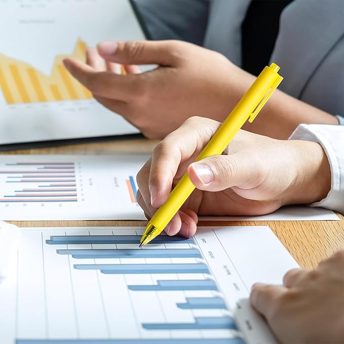 CRYLLIS Pens Bulk, 100Pack Black Pens,Black Ink Ballpoint Pens for Smooth Writing,No Smear,Office Supplies,Back to School Gifts,School Teacher,1.0mm