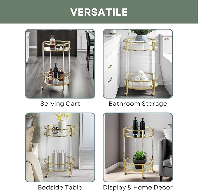 Convenience Concepts Small Designs2Go Monitor Riser for TVs up to 26 Inches, Black