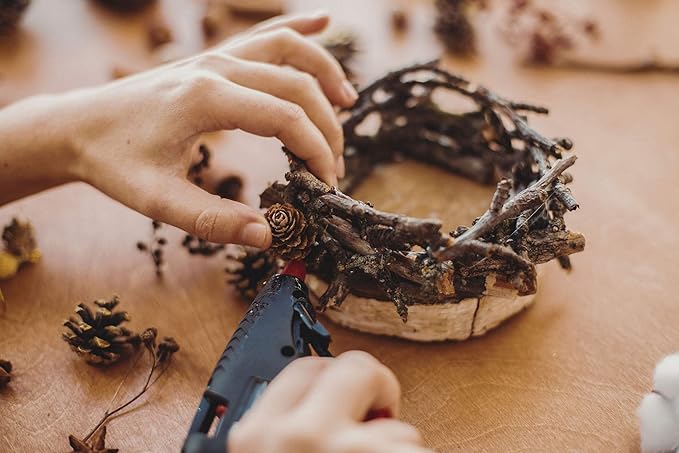 FIXSY Hot Glue Gun Sticks Woodworking, Multi Temp, Full Size 10" Long x .44" Diameter 7/16 11mm, 5LB Box Glue Stick, Approx. 90 Sticks- Compatible with Most Glue Guns