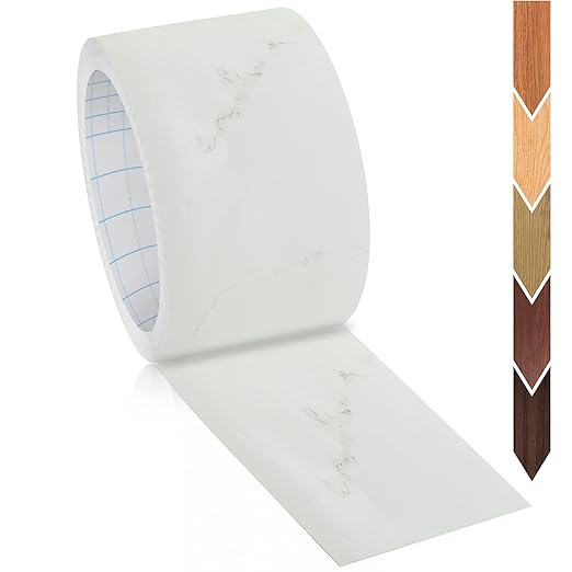 GSCIT Club Wood Grain Repair Tape, 2.4 inch X 100ft Self Adhesive Marble Grain Repair Patch for Tables, Chairs, Baseboards, Doors, Windows, Floors, Handicraft DIY.