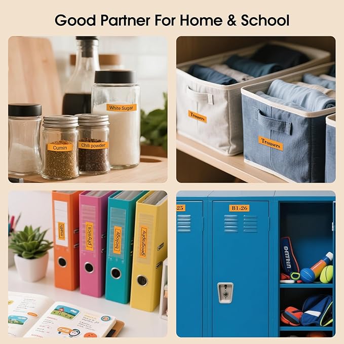 BOYEEZON 4-Pack Compatible with Brother P Touch TZe-B31 Label Maker Refills, TZ Tape 12mm 0.47 Laminated Tape for Brother PTD210 PTD220 PTD400 PTD400AD PTD600, Black on Orange Fluorescent