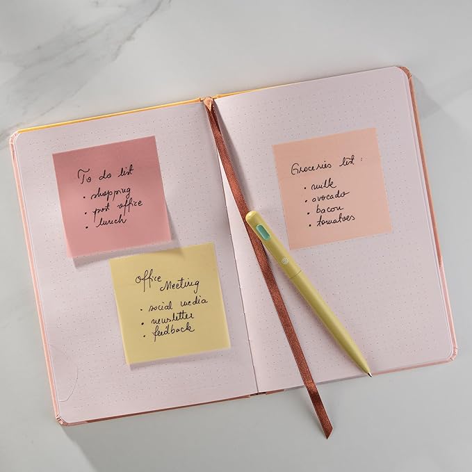 DIVERSEBEE Hardcover Dotted Journal Notebook, Medium A5 (5.8 x 8.3 inches), 192 Pages, Thick Paper, Aesthetic Journals for Writing, Office School Bible Journaling Supplies, Bible Accessories