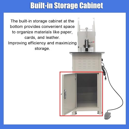 Heavy Duty Electric Round Corner Cutter, 110V Metal Fillet Paper Cutter with R8 R10 R12 R16 R21 Blades, Paper & Card Rounding Machine, Max 2.15in Punching Height for Cards, Books, Documents