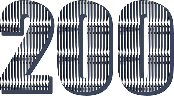 Deegtran 200 Pack No Bleed Blue Barrel Click Pens, Wholesale Retractable Ballpoint, Medium Point, Smooth Ink, 1.0MM Black Ink