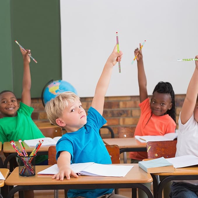 Cinrobiye 200 PCS Inspirational Pencils Bulk,Motivational School Wood Pencils,Encourage Positive Pencil Party Favors Gifts Pencil Back to School Supplies for Kids Student Teacher Classroom Reward