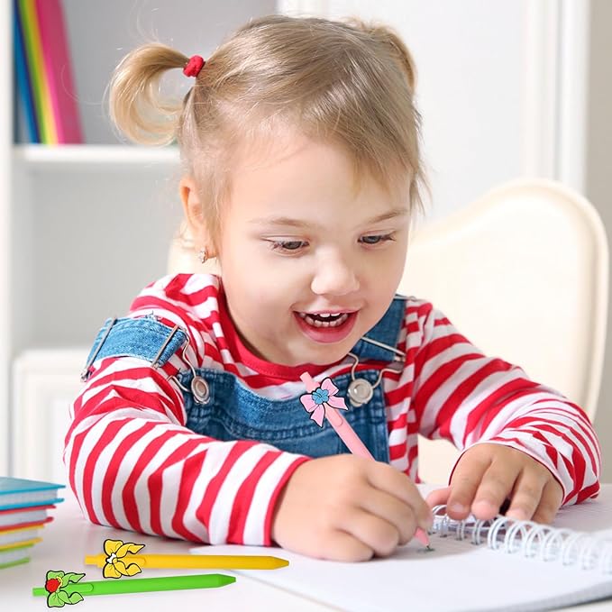 Bow Pens 10Pcs Novelty Gel Pens Coquette Aesthetic Colorful Bowknot kawaii Black Ink Pen Funny Ballpoint Pen Bulk Cute Bows Student Office Supplies Party Favor Back to School gifts for Girls Women