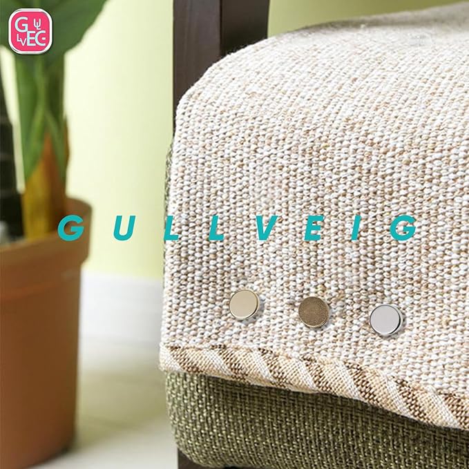 Gullveig Bronze Push Pins - 100 Piece Set in Elegant Metallic Finish - Durable Metal Thumb Tacks, Reusable Paper Box - Perfect for Home, Office, and DIY Projects - Ф11mm x 17mm