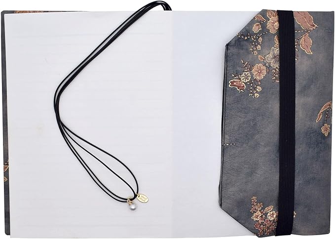 BLBMH A5 Book Covers for Paperbacks Book Cover Fit for 5.5x8.3 inch Adjustable Book Sleeve Cover for A5 Diary Books Fabric Softcover Protector for Notebook - Flower 4 Green