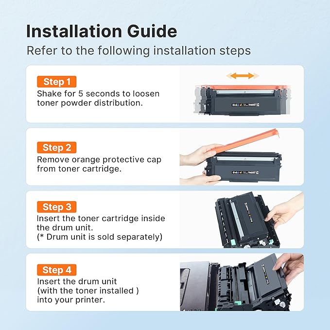 E-Z Ink Compatible TN660 Toner Cartridge Replacement for Brother TN-660 TN660 TN630 High Yield to Use with HL-L2380DW HL-L2320D HL-L2340DW DCP-L2540DW MFC-L2700DW MFC-L2720DW Printer (Black, 2 Pack)