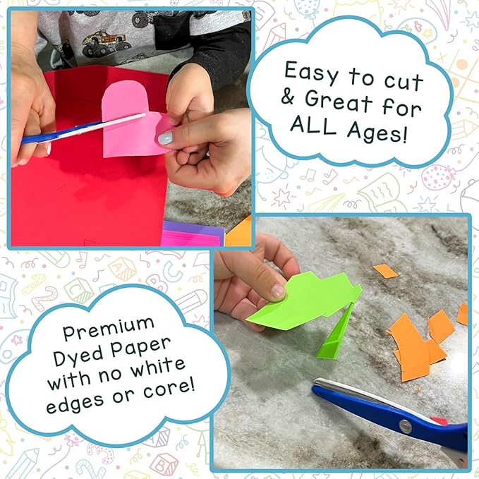 Hygloss White Cardstock - 11x17-Inch, 50 Sheets, 65 lb/ 176 gsm, Fade-Resistant, Acid-Free Color Card Stock Paper