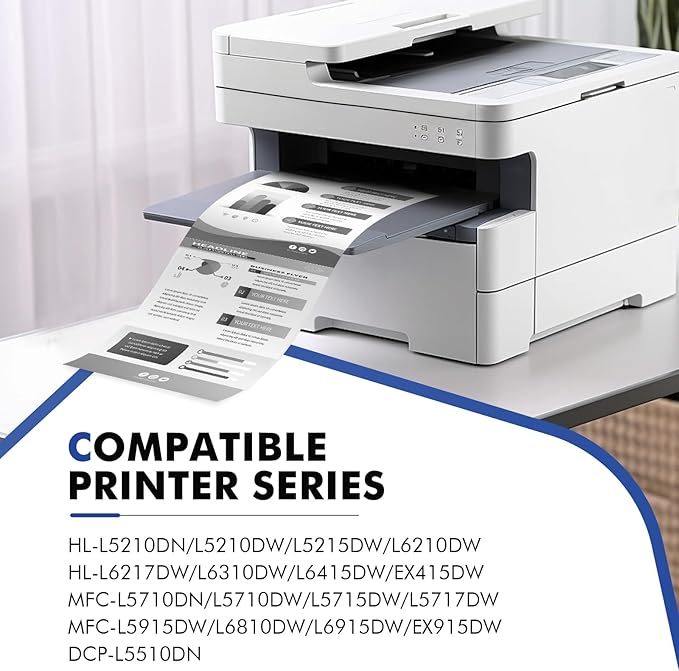 DR-920 DR920 Drum Unit Black 1-Pack Compatible Replacement for Brother DR920 DR 920 DR-920 for HL-L5210DN L5210DW L5215DW L6210DW L6217DW L6310DW L6415DW MFC-L5710DN L5710DW L5715DW L5915DW Printer