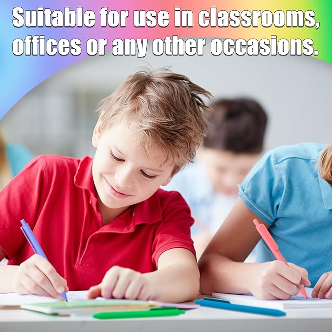 Gel Pens 12 Colors Retractable Quick Dry Ink Pens Fine Point 0.7mm, Smoooth Writing Pens Multicolor for Journaling, Drawing, Doodling, and Note Taking, Multicolor, 12-Count