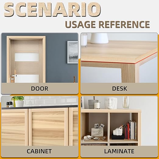 GSCIT Club Maple Edge Banding, 1 1/2 inch x 50ft roll of Veneer Edge Banding Preglued Flexible, Real Wood Tape Banding