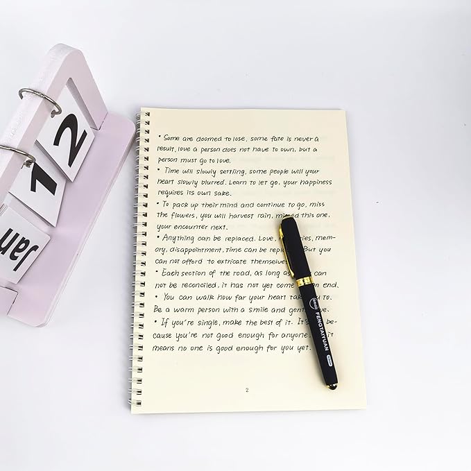 Fengtaiyuan 07P18Prox6, Gel Pens, Black Ink, FIne Point 0.7mm, Writting Pens, Smooth, 6 Pack (07P18Prox6)