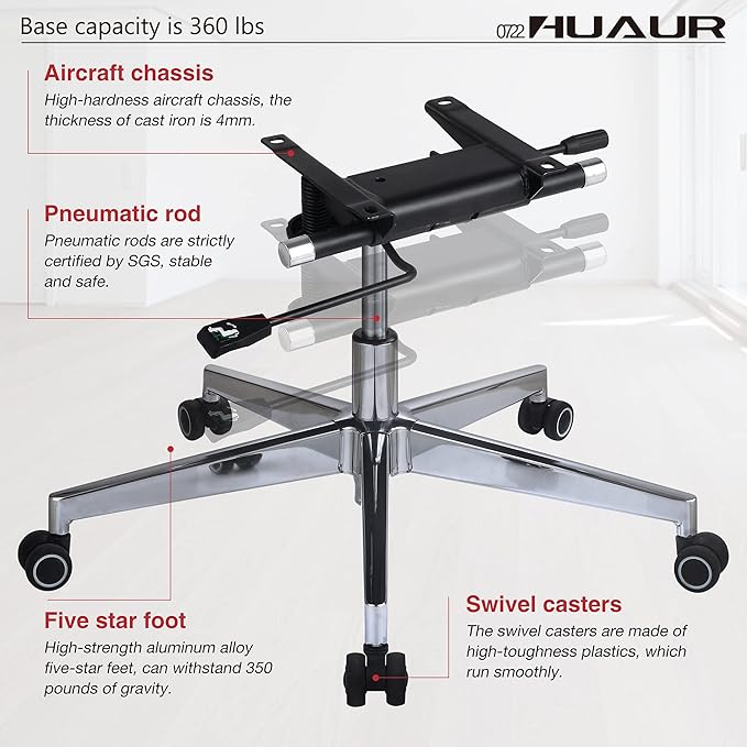 Genuine Leather Modern Executive Chair High-Back Support 90 to 150 Degrees Tilt and Upholstered Home Desk Chair with Base 360LB Capacity Swivel Computer Office Chair (Brown)