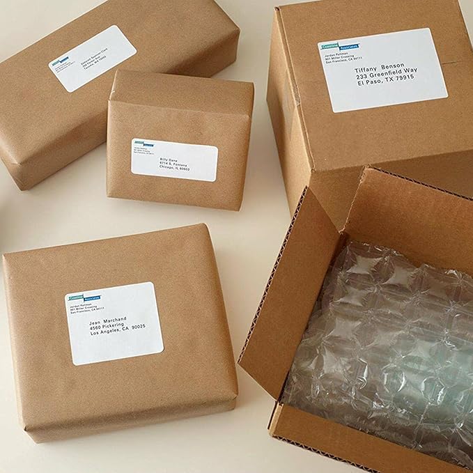 Coopaty 2"x4" Shipping Labels, FBA 10 Up Address mailing Label, White Sticker Address Label for Laser/Inkjet Printer (500 Sheets, 5000 Labels)