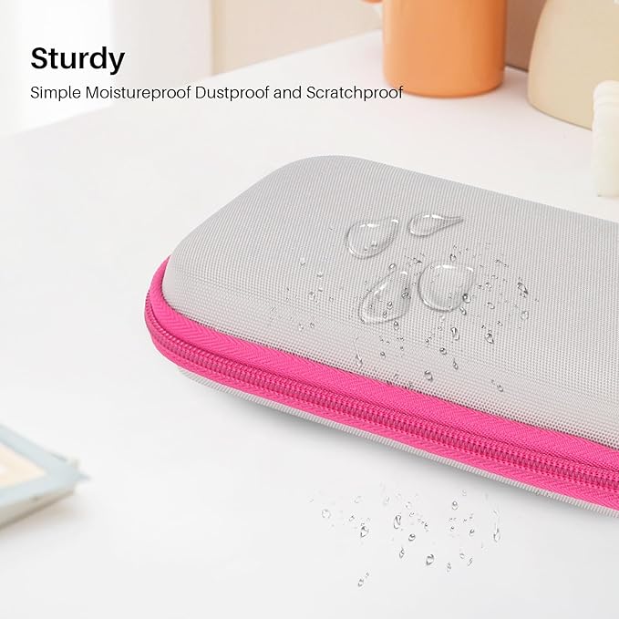 Hard Case Replacement for Texas Instruments TI-30XIIS TI-30XS TI-30Xa TI-36X Pro Scientific Calculator Case Only (Pink + Off White Case)