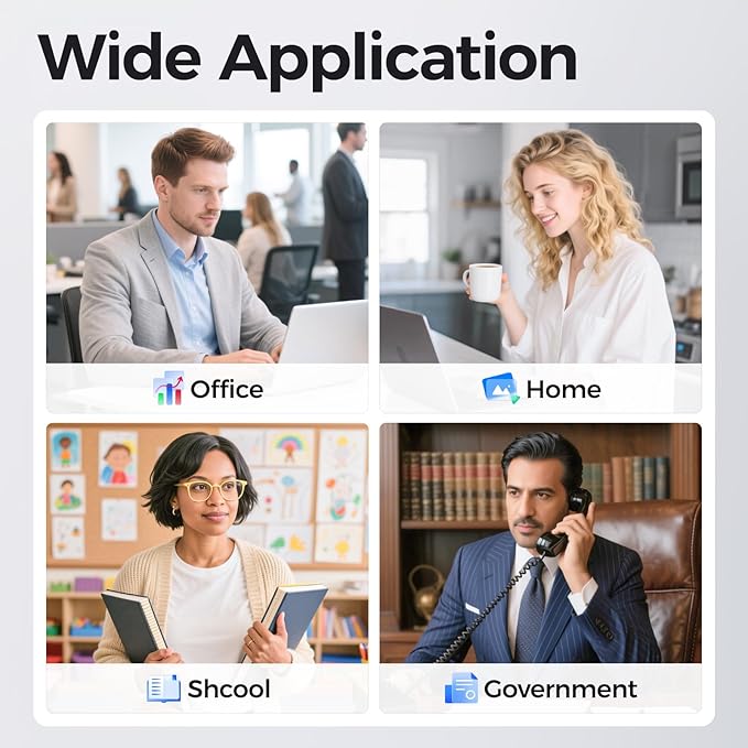 C310 C315 High-Yield Toner Cartridge Set 4-Pack Replacement for Xerox 006R04364 006R04365 006R04366 006R04367 Compatible with Xerox C310 C310DNI C315 C315DNI Color Printer (Black Cyan Magenta Yellow)