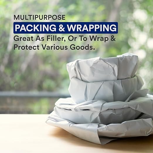 BOX USA Packing Paper Roll 1440'L x 20"W - 1,000 Sheets 17” Long Equivalent - Large White Newsprint for Shipping, Packaging, Storage and Moving Supplies