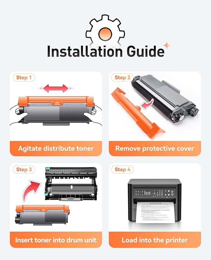 E310 Toner Cartridge 4-Pack Printer Black Replacement for Dell E310 E310dw E514 E515 P7RMX PVTHG 593-BBKD Toner Compatible with Dell Wireless Monochrome E310dw E514dw E515dn E515dw Ink All-in-One Copy