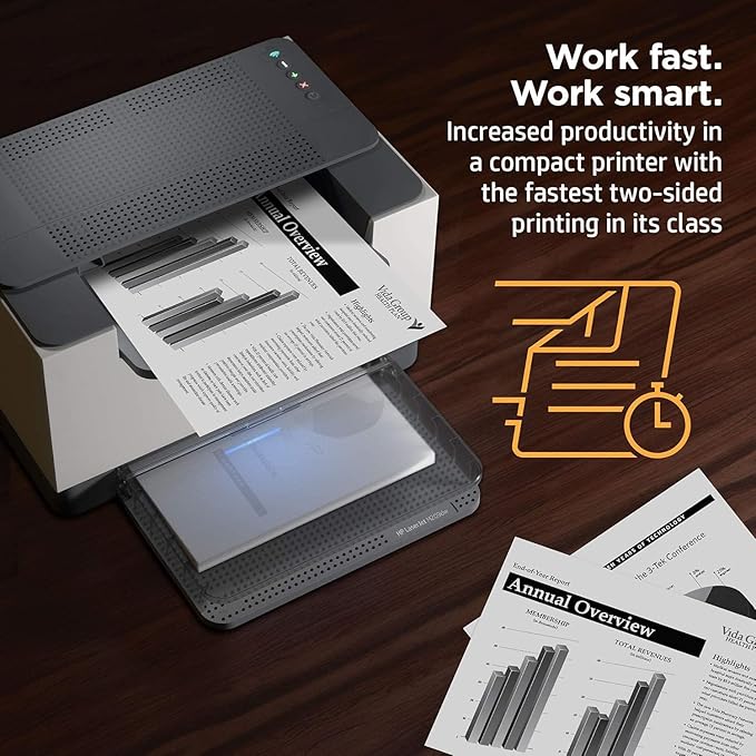 HP Laserjet M209dw Wireless Black & White Laser Printer, Single-Function, Print, Best for Home Office (Renewed)