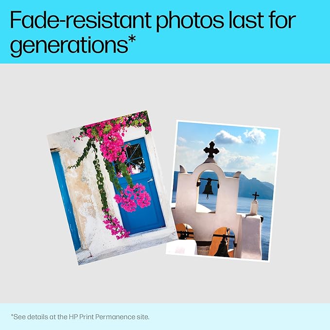 HP Premium Plus Photo Paper, Glossy, 8.5x11 in, 50 sheets (CR664A), White, Pack 1