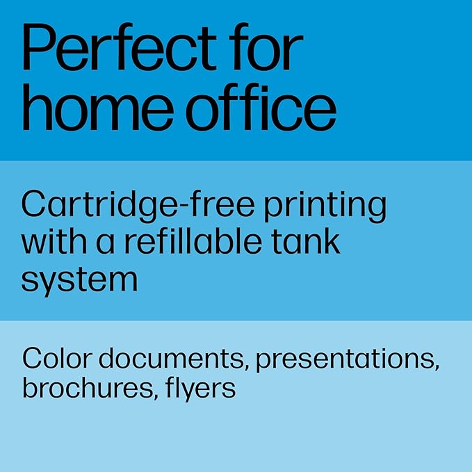 HP Smart Tank 7301 Wireless All-in-One Refillable Ink Tank Printer, Scanner, Copier with 2 years of ink included, Best for home office(28B70A)
