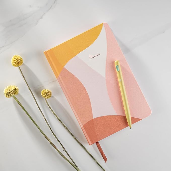 DIVERSEBEE Hardcover Dotted Journal Notebook, Medium A5 (5.8 x 8.3 inches), 192 Pages, Thick Paper, Aesthetic Journals for Writing, Office School Bible Journaling Supplies, Bible Accessories