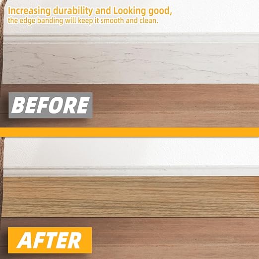 GSCIT Club Natural Walnut Wallpaper, 2.4 inch X 25ft Self Adhesive Wood Grain Repair Tape Walnut Repair Patch for Tables, Chairs, Baseboards, Doors, Windows, Floors, Handicraft DIY.