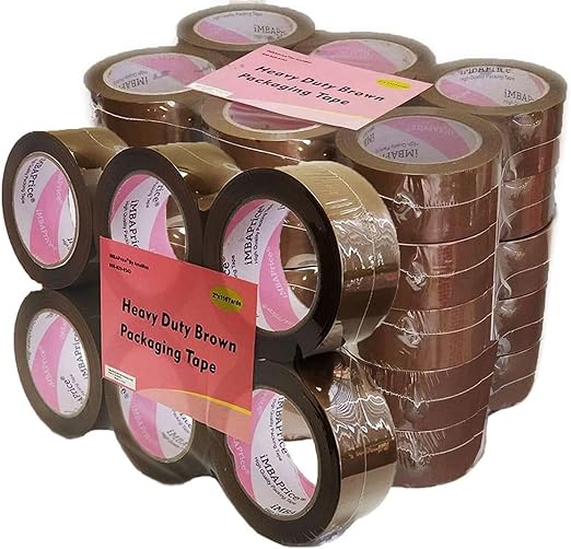 iMBAPrice Sealing Tape - 1 Box of Premium (36 Roll of 110 Yards) 36x330 Feet Long 2" Wide Brown Shipping Packaging Tape