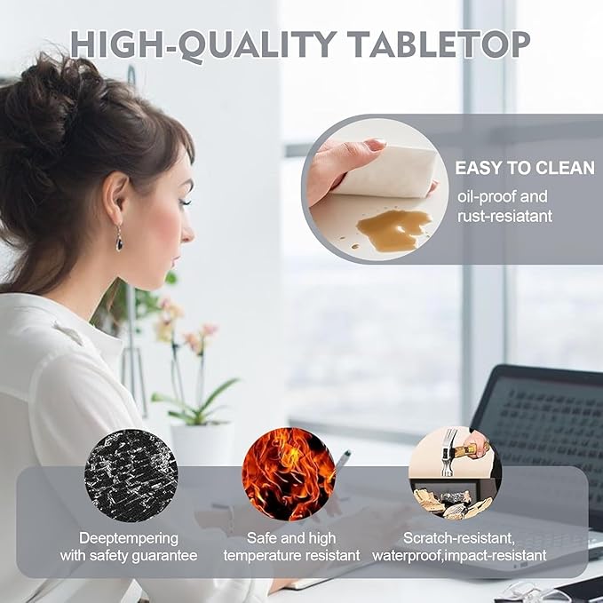 Conference Table,Folding Conference Tables Modern White Conference Room Table with Wheels, 2-10 Persons,for Office, Meeting Room (2, 1619YH, 61IN)