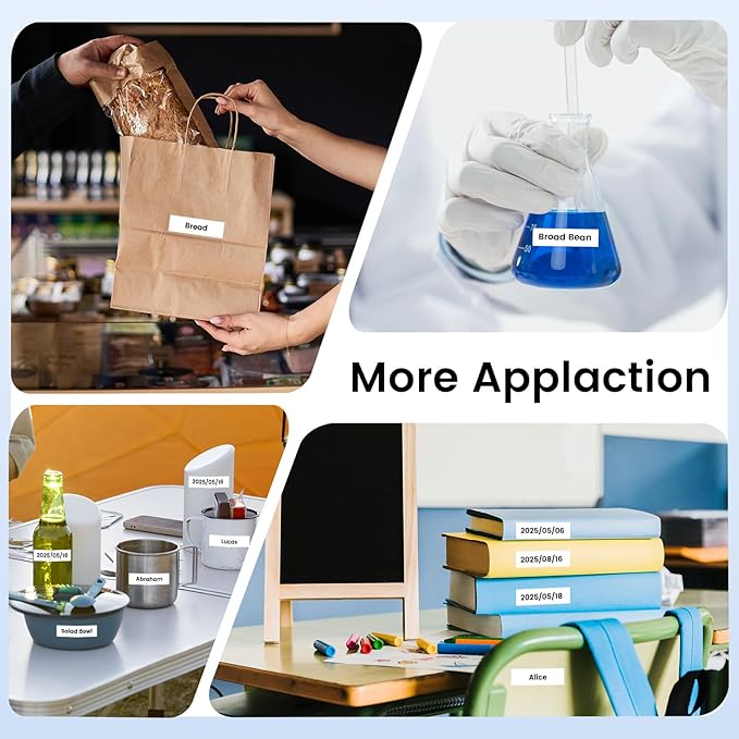 Flexible-ID TZe-FX251 Label Tape 24mm Compatible with Brother P-touch Flexible Label TZeFX251 FX251 1 inch, Suited for Wire Wrapping and Frlagging for PTE560TVP PTD600 PTP710BT Label Maker, 4pk