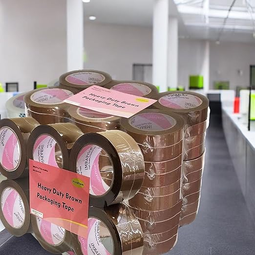 iMBAPrice Sealing Tape - 1 Box of Premium (36 Roll of 110 Yards) 36x330 Feet Long 2" Wide Brown Shipping Packaging Tape
