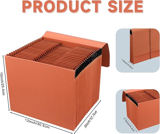 Expanding File Pockets with Cover,A-Z 21 Pockets Accordion File Organizer,Letter Size File Folder,Heavy Duty Expanding File Folder for Classroom,Home,Office and Travel